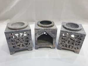Antique <b>Elephant</b> Shape Handmade Soapstone Aroma Oil Burner Front Desk Home Decoration and Office <b>Gift</b> Item - Product Image 5
