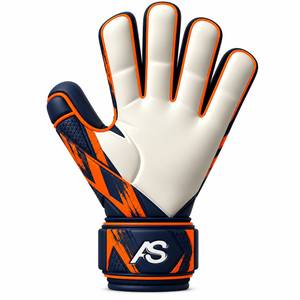 Gants de gardien de but de football, doigts entièrement couverts, antidérapants, respirants, sangle de poignet réglable, gants de gardien de but professionnels - Product Image 6