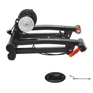 Vélo d'entraînement magnétique pliable compatible avec roues 26, 29, 700C, 6 niveaux de résistance, support pour vélo d'appartement, accessoire de vélo stationnaire - Product Image 1