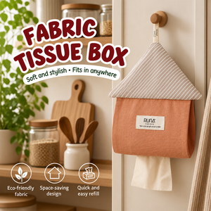Boîte à mouchoirs en coton naturel, écologique, style minimaliste, accessoires pour la maison, 100% coton, écologiques - Product Image 1