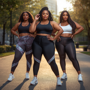 Ensemble de vêtements de sport pour femmes grandes tailles, vêtements de fitness extensibles, vêtements de yoga, vêtements de sport confortables, vêtements de sport OEM, vente en gros - Product Image 4