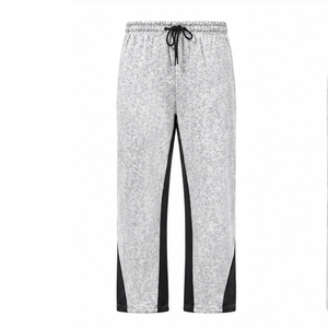 Wholesale Acid Wash Trousers Custom <b>Vintage</b> Washed Cotton <b>Pants</b> Relaxed Fit Streetwear Casual Joggers Clothing Manufacturer - Product Image 1