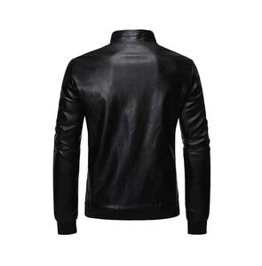 <b>Men</b> Leather Jacket Stylish Slim Fit Breathable Top Demanded High Grade Leather Jackets for Winter Fashion Leather Jackets - Product Image 5