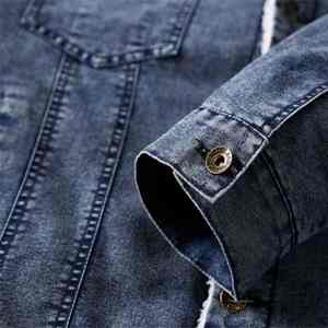 Nouvelle veste en jean respirante et ajustée, articles phares, fabrication professionnelle, vestes en jean pour hommes de qualité supérieure - Product Image 6