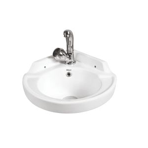 Fabriqué en Inde, de bonne qualité, livraison directe d'usine, lavabo mural rond de luxe pour la maison et la salle de bain des villas. - Product Image 1