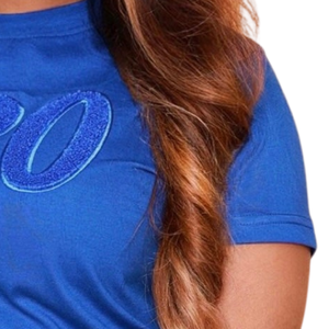 T-shirt en chenille bleu Zeta Phi Beta 1920 pour femme, chemise de sororité brodée, décontractée, élégante, tissu doux de qualité supérieure - Product Image 6