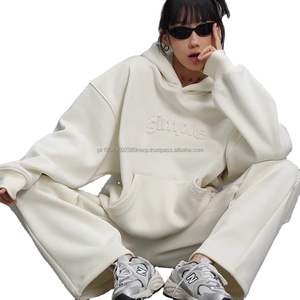 Best High Quality Women's Plain Pullover Hoodie Customized Thermal Casual <b>Top</b> for Winter Knitted Fabric with <b>Sequined</b> Decoration - Product Image 3