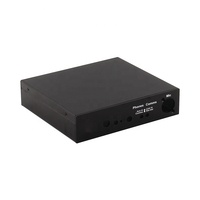 Caja de Aluminio con Recubrimiento de Polvo Negro, Estructura Metálica, Carcasa IP54, Chasis para Equipos Electrónicos