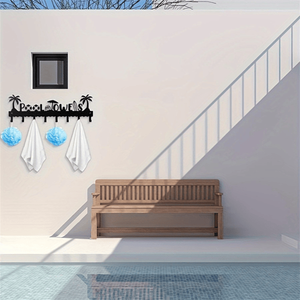 Ganci appendiabiti da parete neri moderni e resistenti CIFbuy, organizer salvaspazio per bagno, camera da letto o cucina - Product Image 4