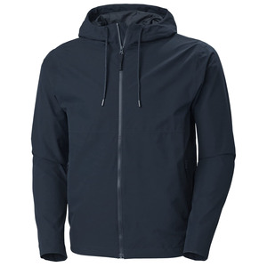 Chaqueta impermeable de poliéster para senderismo con capucha para hombre, logotipo personalizado, cortavientos con cremallera completa, chaqueta de lluvia para hombre - Product Image 1
