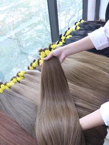 Prix de gros Extensions de cheveux en vrac 100% cheveux vietnamiens 100 grammes Couleurs claires Super Double dessiné 65 cm Naturel Droit - Product Image 4