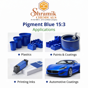 Pigment organique bleu rougeâtre Shramik Chemical, poudre de phtalocyanine de cuivre, pureté 100 %, MF C32H16CuN8, CAS 147-14-8 - Product Image 3