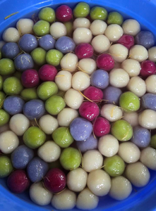 Boulettes de riz glutineux surgelées à coque fine, raviolis de riz sucré fourrés, dessert vietnamien traditionnel pour fêtes et plateaux d'offrandes - Product Image 4