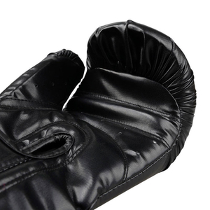 Comfortable High Quality OEM Service Professional Leather Boxing <b>Gloves</b> Training Hook Loop Closure <b>Moisture</b> Wicking Breathable - Product Image 4