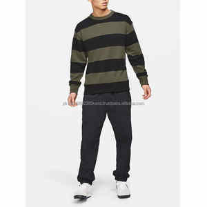 Sudadera de hombre personalizada de alta calidad 100% algodón para hombre cuello redondo liso cuello redondo sudaderas precio al por mayor sudadera - Product Image 1