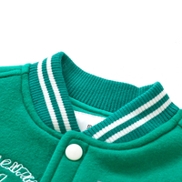 Blouson universitaire personnalisé pour jeunes, broderie d'équipe scolaire, écussons chenille, vêtement d'extérieur de baseball – Vente en gros