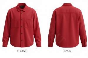 Camisa de Vestir con Botones y Bolsillos, Estilo Casual y Elegante, de Manga Larga, Fabricada con Tela Personalizada por Pro Felt Custom Clothing Manufacturer - Product Image 6