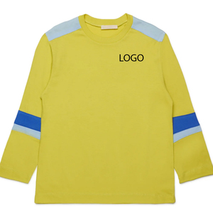 T-shirt Confortable Coupe Classique Qualité Durable Coutures Robustes Service OEM Design2026 Garçons Motif Color Block Imprimé Élégant - Product Image 1