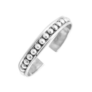 <b>Silver</b> Mountain 925 Sterling <b>Silver</b> <b>Charm</b> <b>Bracelet</b> Minimalist Open Kada Polished Finish Unisex/Women's Modern - Product Image 4