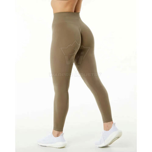 Leggings de yoga doux au toucher, taille mi-haute, respirants, séchage rapide, extensibles, en Spandex/Polyester, longueur cheville, pour le streetwear, la gym, le fitness et l'entraînement - Product Image 6