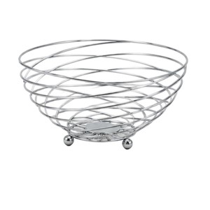 Panier à fruits en fil métallique au design moderne, bol de rangement pour légumes, centre de table décoratif, panier en fil de fer, meilleur prix - Product Image 1