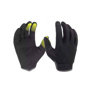 Gants de cyclisme et de moto en cuir synthétique imperméable avec design sportif imprimé, gants de motocross personnalisés durables - Product Image 1