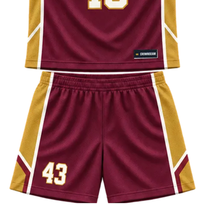 Conjunto de Uniforme de Baloncesto Personalizado para Hombre en Verde Crema, Jersey sin Mangas con Cuello en V y Pantalones Cortos con Paneles Laterales, Nombre y Número del Equipo, Ropa Deportiva al Por Mayor - Product Image 6