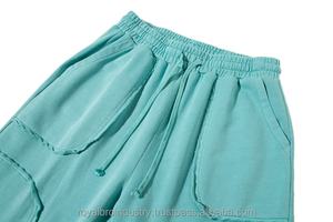 กางเกงวิ่งเอวสูงของผู้ชายกางเกงฮิปฮอปลำลองสำหรับฤดูใบไม้ร่วงกางเกงผ้าฝ้าย - Product Image 2