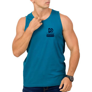 เสื้อกล้ามออกกำลังกายผู้ชาย ผ้าฝ้าย สำหรับฤดูร้อน ทรงเข้ารูป สไตล์ลำลอง ระบายอากาศได้ดี - Product Image 1
