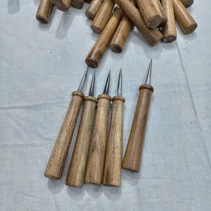 Aguja de Coser de Cuero de Alta Calidad con Mango de Madera, Diseño Nuevo, Herramienta de Costura Recta para Cuero, Accesorio de Costura - Product Image 5