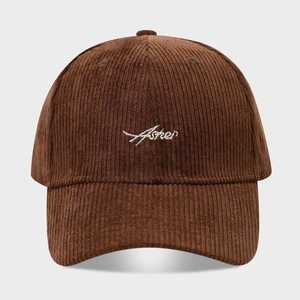 Gorra de béisbol coreana de pana con letras bordadas para hombre y mujer, nueva colección - Product Image 4
