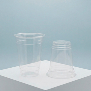 Wholesale Disposable Transparent 12oz 16oz <b>Plastic</b> Coffee <b>Cup</b> With Dome Lid PP PET <b>Cups</b> For Iced Dessert Smoothie - Product Image 1