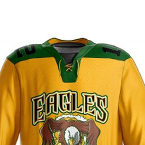 Tenue de sport par sublimation style unique, ensemble uniforme de hockey sur glace personnalisé 100 % polyester pour homme, combinaison de couleurs personnalisable 2026 - Product Image 3