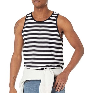 Custom Muscle Mens tank Top Breathable Cotton <b>Bleach</b> Wash O-Neck Men's Tank Top - Product Image 6