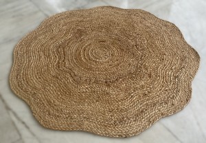 AISHA FABS Luxury Designer Handmade Braided Abstract <b>Jute</b> Flat Pile Dhurrie <b>Rug</b> Eco-Friendly Modern Indoor Outdoor Home - Product Image 3