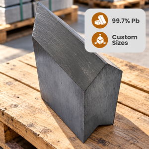 Bloques de Plomo Gris 99.97% Puro, 4x4x2 Pulgadas, Mecanizados con Precisión, Grado de Laboratorio, Tamaños Personalizados, para Investigación Científica y Protección Contra Radiación - Product Image 1