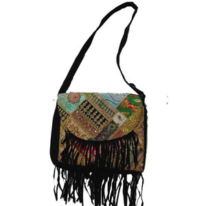 Proveedor Mayorista de Bolsos de Hombro Étnicos Indios de Última Moda para Mujer, Bolsos de Mano Bordados de Primera Calidad - Product Image 4