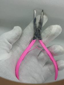 Juego de Pinzas de Acero Inoxidable de Grado Quirúrgico Obexa al por Mayor - Herramientas Profesionales para Extensiones de Cabello con Pinzas de Color Personalizado - Product Image 4