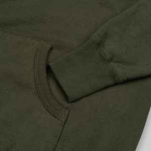 เสื้อสเวตเชิ้ตคอกลมสีเขียวเซจสำหรับผู้ชาย ผ้าเฟรนช์เทอร์รี่ ทรงปกติ ระบายอากาศได้ดี สวมใส่สบายๆ ในฤดูใบไม้ร่วง ผ้าถักสีพื้น - Product Image 3