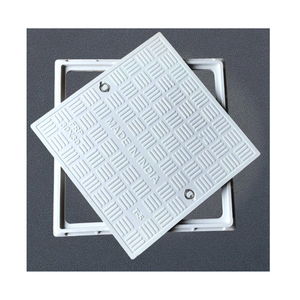 Tapa de alcantarilla de resina duradera y de bajo mantenimiento para alcantarillas, aislante y rentable, hecha de plástico FRP, calidad de exportación. - Product Image 3