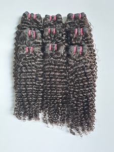 Extensiones de Cabello Humano Virgen, Rizado Birmano, Ondulado Profundo, Listo para Trenzar - Product Image 3