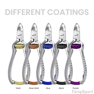 Cortauñas Profesional de Acero Inoxidable de Lujo con Cuchilla Curva, Punta Puntiaguda y Abertura de Mandíbula Ancha para Cortar Uñas de Manos y Pies - Product Image 6