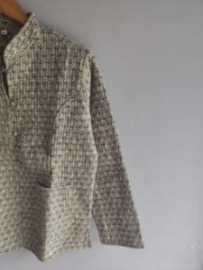 Veste matelassée en coton patchwork floral pour femme, col en V, cardigan rembourré, respirant, écologique, vêtement d'extérieur décontracté, cadeau automne-hiver - Product Image 3