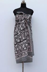 Lot de paréos de plage d'été en coton imprimé floral faits à la main, assortiment varié, vente en gros - Product Image 2