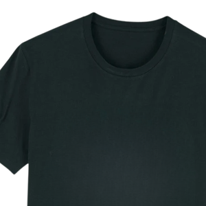 Camiseta Negra Lisa Premium, Impresión de Logotipo Personalizado, OEM al por Mayor, Unisex, Algodón Suave, Ropa de Alta Calidad, Fabricante Mayorista - Product Image 4