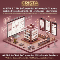 Logiciel ERP CRM IA pour les détaillants en gros, conception de sites Web, applications mobiles Android iOS, plugin WordPress Shopify, e-commerce IA