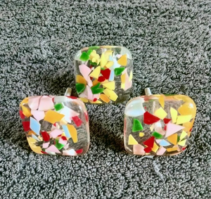 Metal Inlay Rectangle Solid Drawer Knob Furniture Hardware for Kitchen Living Room Home Office-Modern Design Durable - Product Image 6