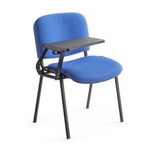 Sièges d'auditorium pour étudiants avec tablette d'écriture, structure en acier thermolaqué, contreplaqué de 12 mm, rembourrage en mousse de 50 mm, usage scolaire standard - Product Image 6