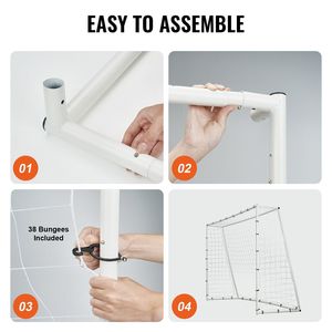 Filet de rebond double face 8x6FT en fer pour entraînement de football – Équipement sportif, mur de rebond pour entraînement de football - Product Image 5