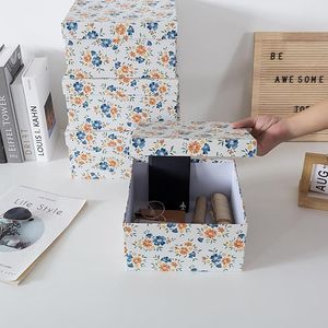 Scatole Portafoto in Cartone con Motivi Floreali Harvest Bloom (Set di 4) - Product Image 2